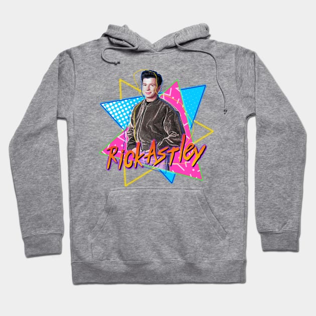Rick Astley Never Gonna Get Any Cooler FanArt Tribute Hoodie by darklordpug